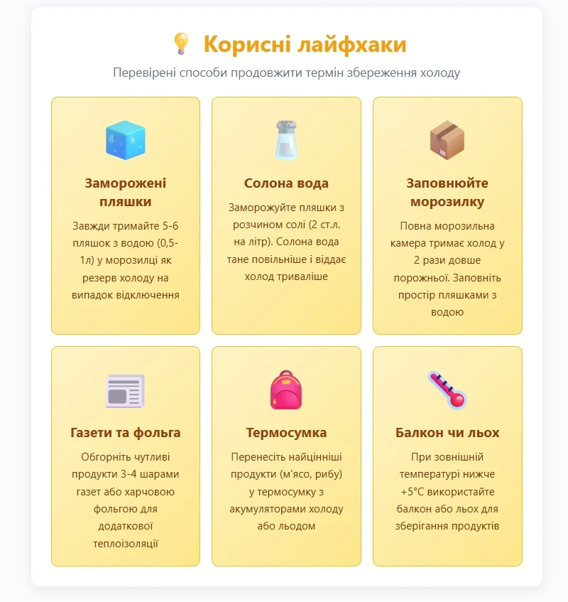 Продукти, що псуються в морозилці: заморожений сир 5-6 днів, овочі, яйця при -18°C