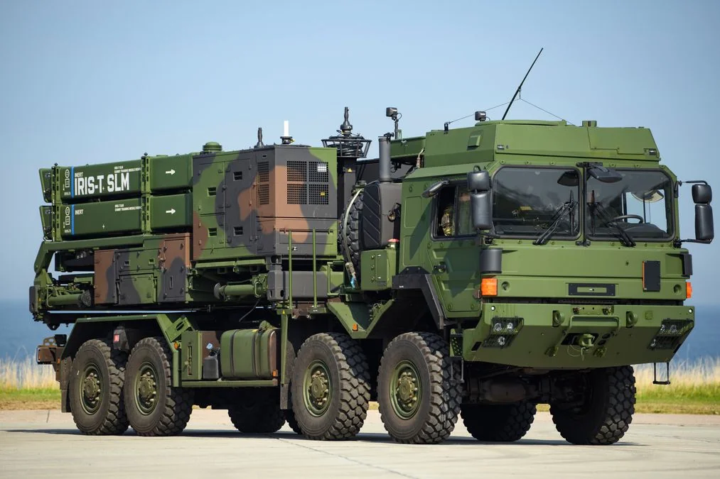 Пускова установка німецької системи IRIS-T SLM для ППО України