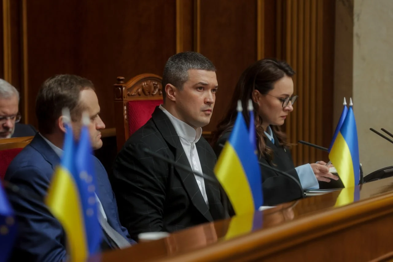 Михайло Федоров у Верховній Раді під час голосування за звільнення з Мінцифри