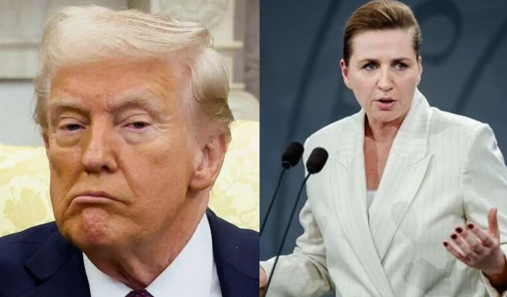 Метте Фредеріксен і Дональд Трамп щодо іронічної відповіді про госпіталь для Гренландії