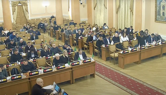 Зал Верховной Рады во время критики демобилизации Федором Вениславским