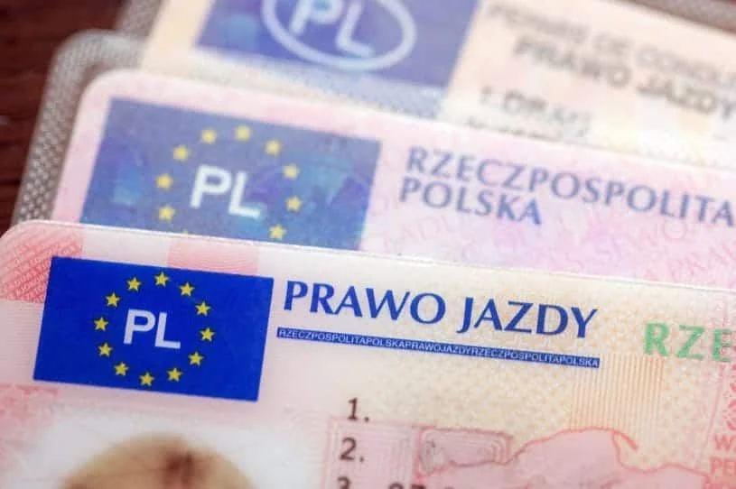 Польські водійські посвідчення Prawo Jazdy на тлі нових штрафних балів