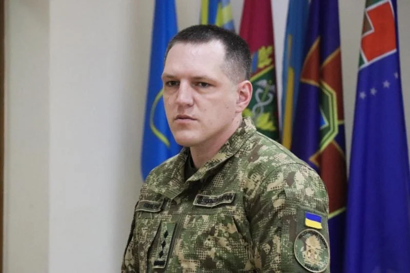 Командувач Нацгвардії бригадний генерал Олександр Півненко у формі