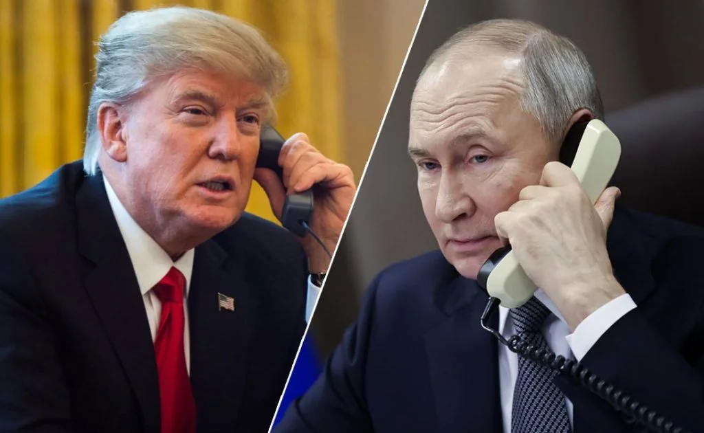 Дональд Трамп и Владимир Путин ведут решительный телефонный разговор об Украине