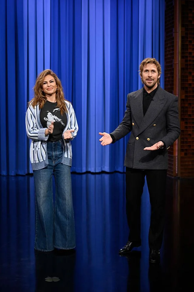Раян Гослінг та Єва Мендес разом на сцені The Tonight Show