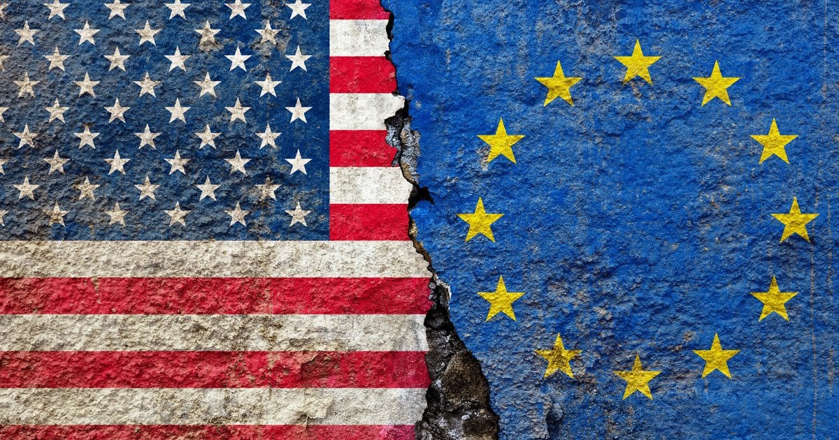 Напруга між прапорами США та ЄС через тиск на Україну щодо територій