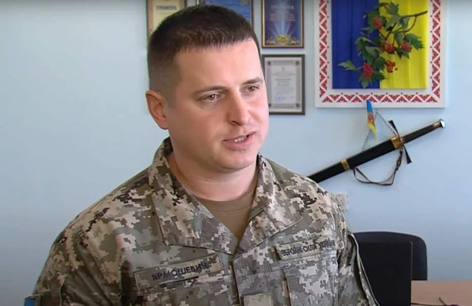 Олексій Травов, начальник Іршавського РТЦК на Закарпатті у військовій формі