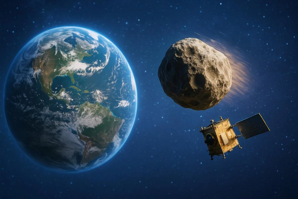 Автобусний астероїд 2026 EG1 наближається до Землі під наглядом NASA зонда.