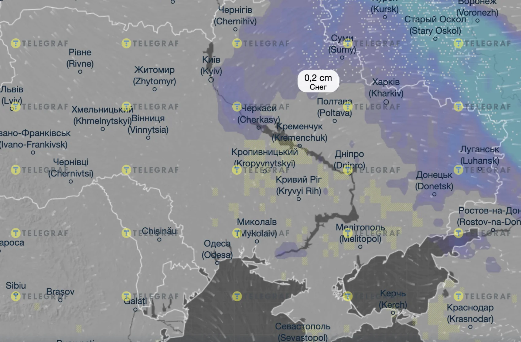 Карта погоды Украины на 16 марта: непогода на востоке и севере с похолоданием