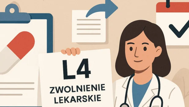 Польська лікарка з бланком L4 zwolnienie lekarskie для українців