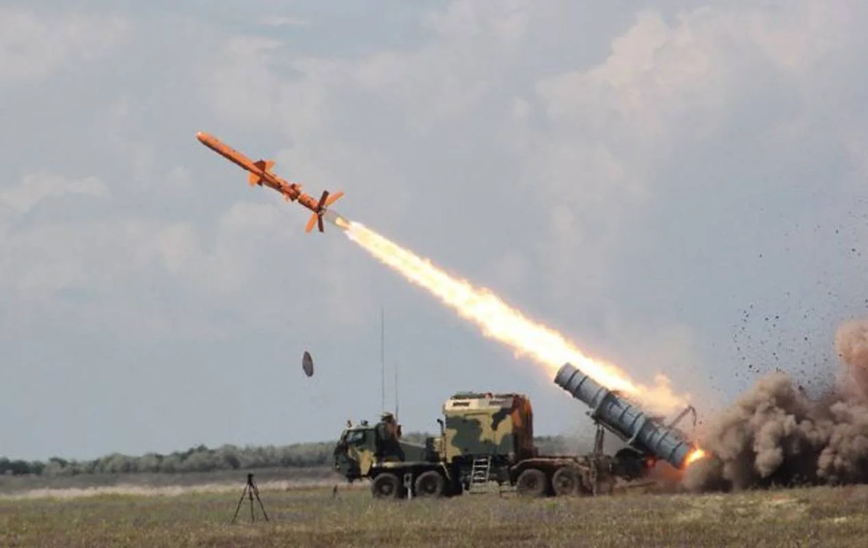 Запуск української ракети ППО від Fire Point з наземної установки
