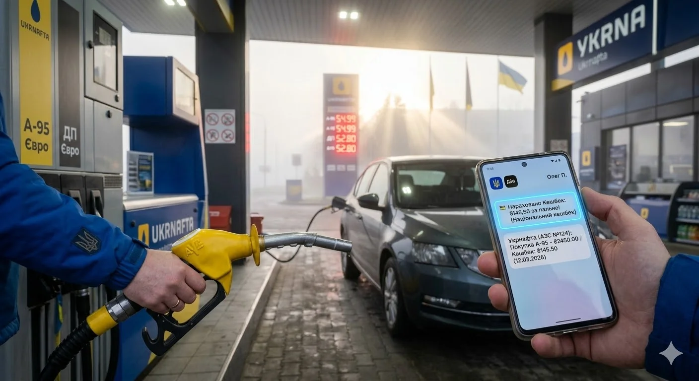 Заправка бензином на АЗС WOG в Україні під час стабілізації попиту