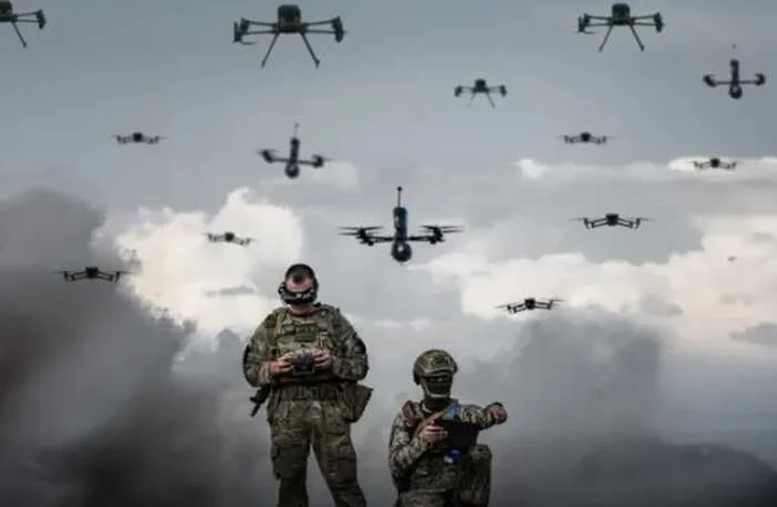 Бійці ЗСУ керують дронами на Запорізькому фронті під час бою з ворогом