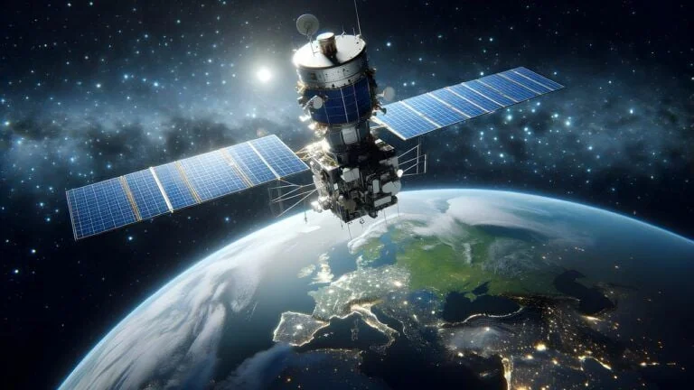Китайский разведывательный спутник Ирана TEE-01B над Землёй