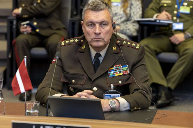 Бригадный генерал Латвии Каспарс Пуданс выступает о уроках войны