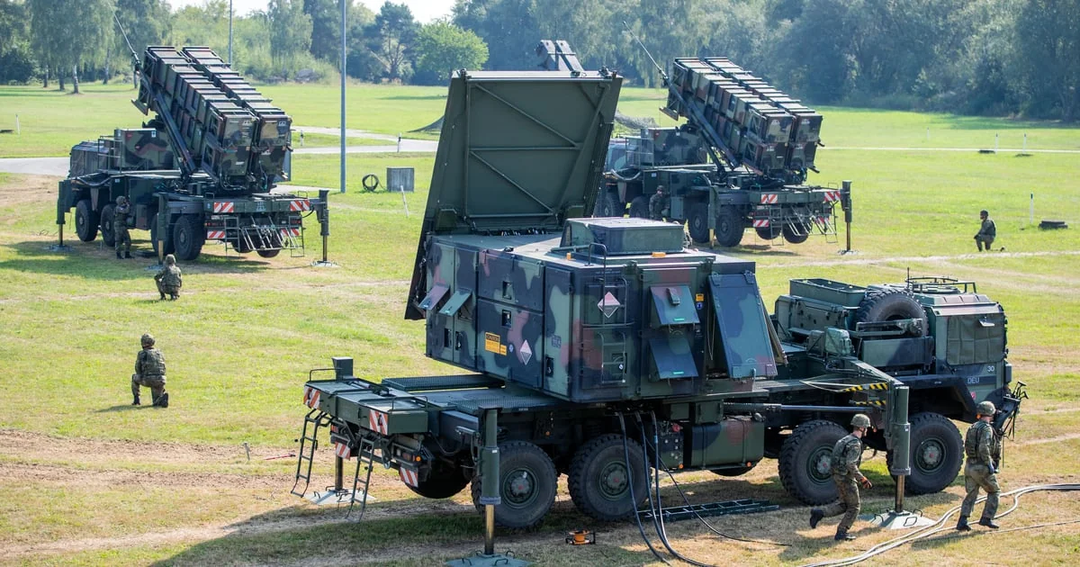 Пусковые установки Patriot с ракетами для усиления ППО Украины от Германии