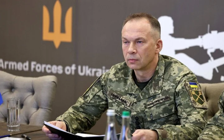 Олександр Сирський на нараді щодо перевірки логістики ЗСУ після скандалу під Купянськом