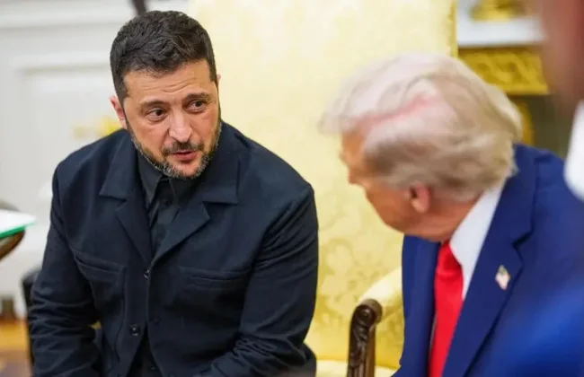 Володимир Зеленський розмовляє з Дональдом Трампом щодо пропозиції РФ про тишу