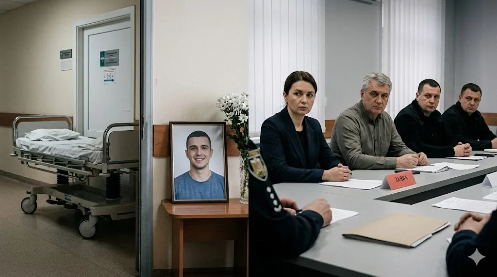 Слідчі ДБР на засіданні та портрет загиблого в лікарняній палаті після ТЦК