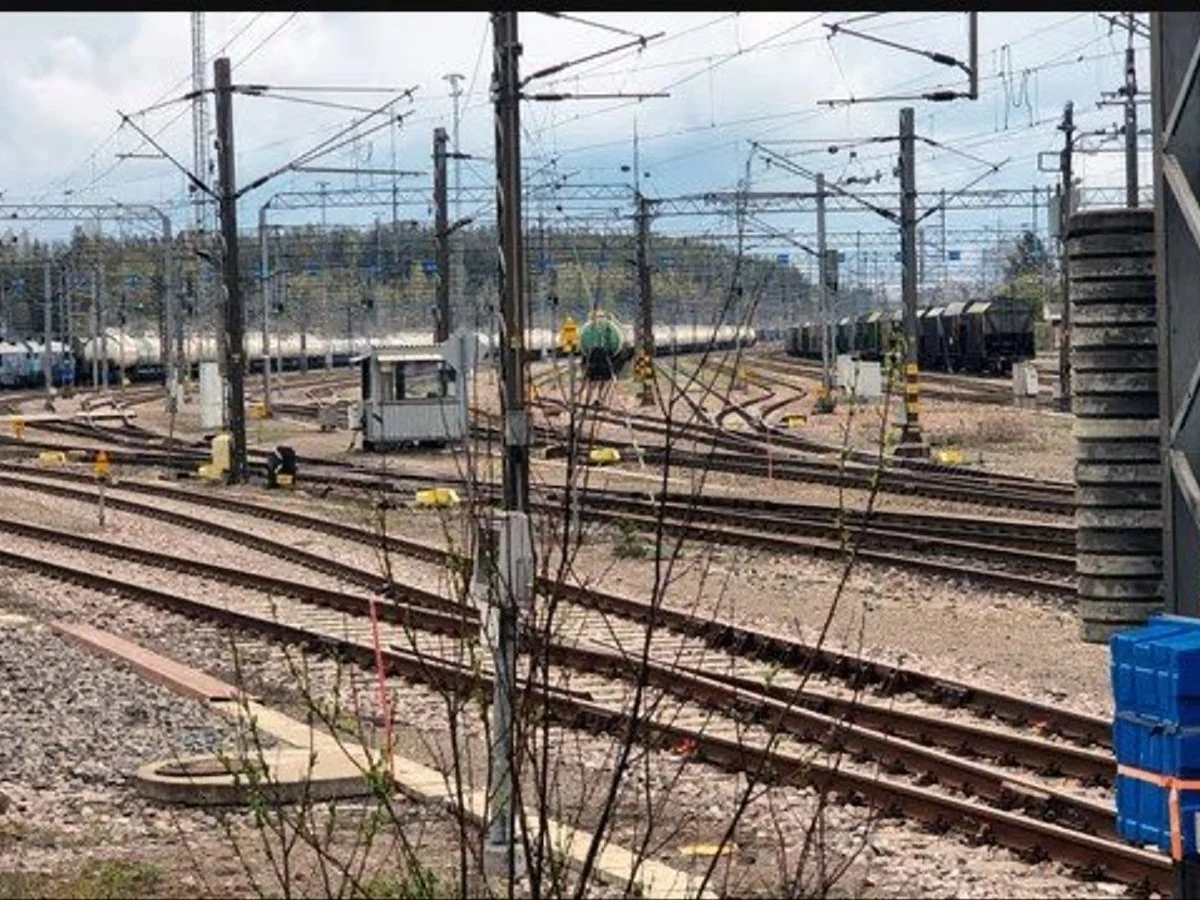 Залізничні колії на пунктах пропуску кордону Фінляндії та РФ