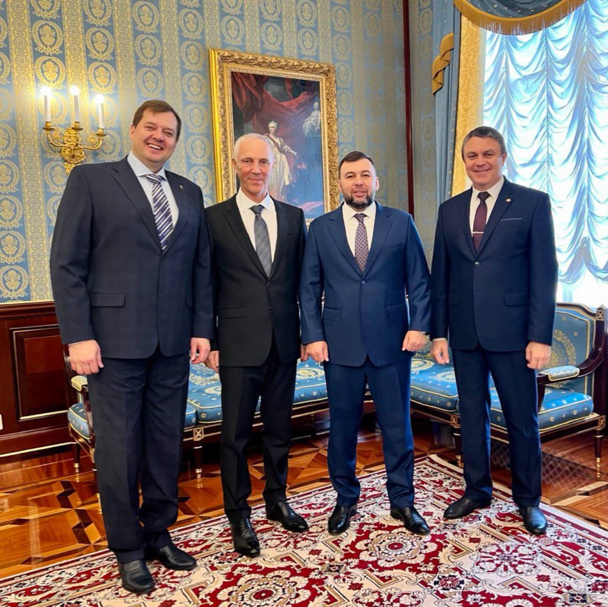 Російські та південноосетинські політики на зустрічі щодо анексії Цхінвалі