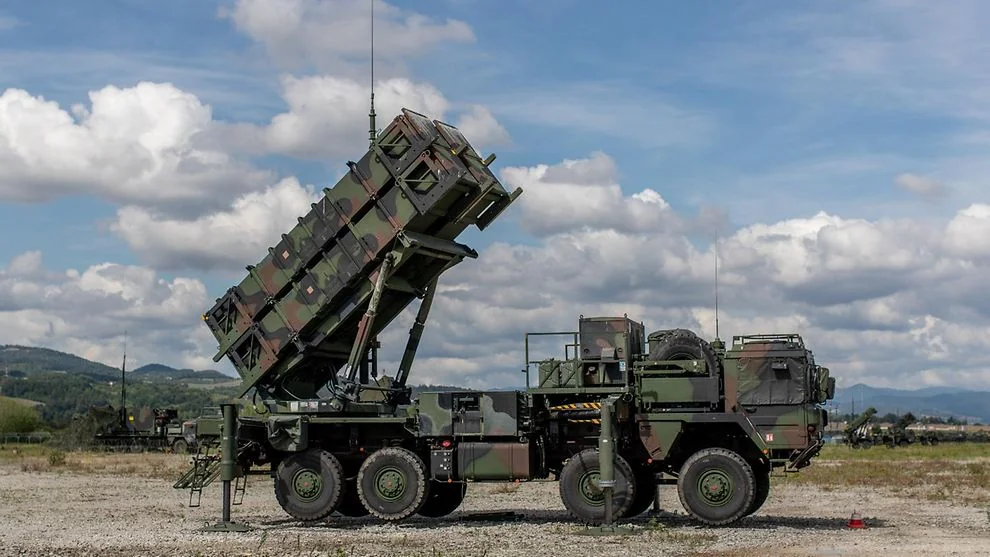 Пусковая установка ракет Patriot для ПВО Украины на грузовике