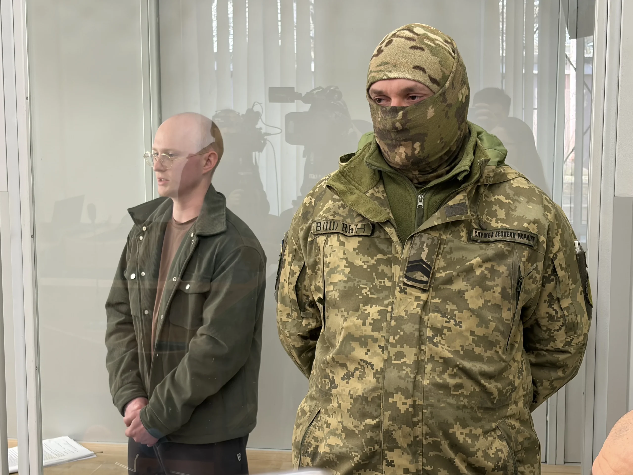 Підозрювані Віталій Жикович та Владислав Реут у залі суду