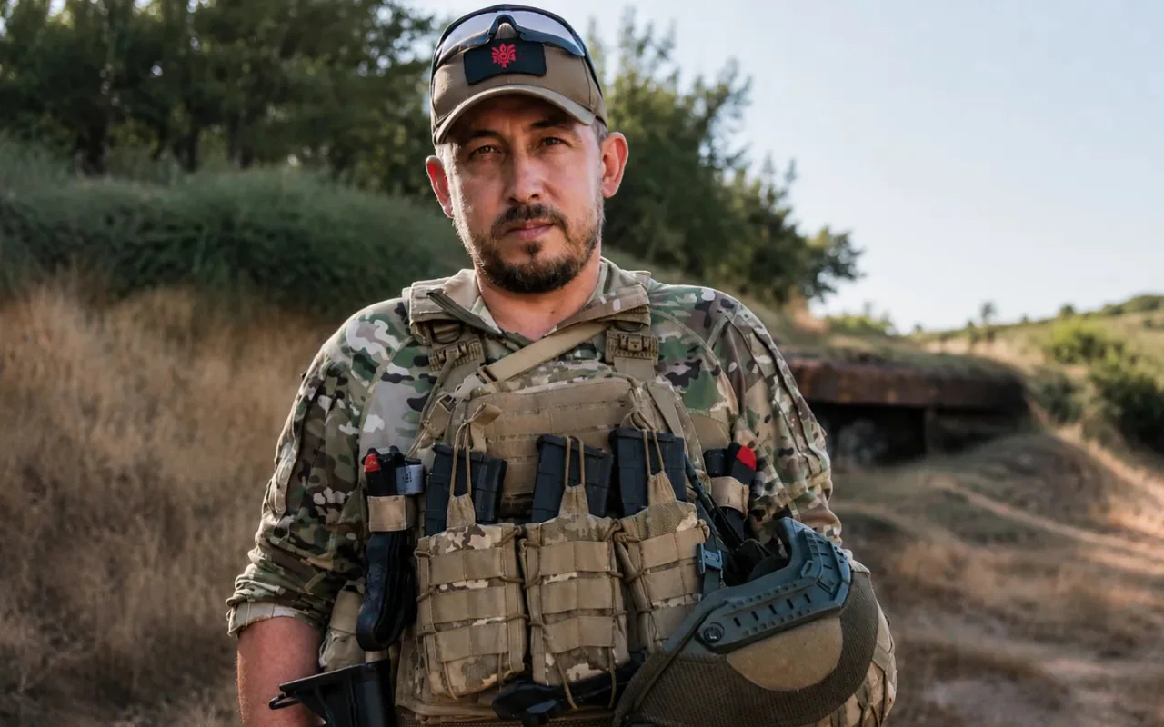 Військовослужбовець полку «Скеля» у повному бойовому спорядженні