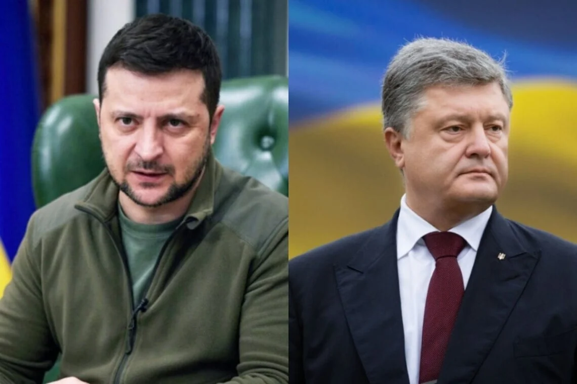 Володимир Зеленський та Петро Порошенко у справі про санкції Верховного суду